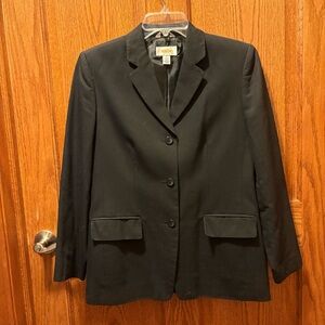 Talbots Classic Black Suit Jacket